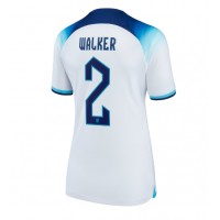 Fotbalové Dres Anglie Kyle Walker #2 Dámské Domácí MS 2022 Krátký Rukáv